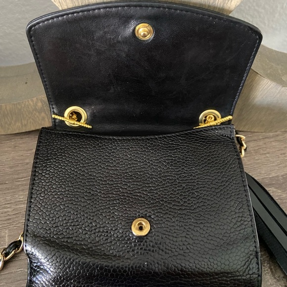 🖤⚜️ Chanel Pearl Crush Style Mini Wallet Chain is Crossbody or Shoulder 🖤⚜️ - Picture 8 of 11